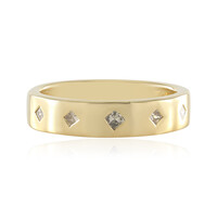 I3 Schokoladen-Diamant-Silberring