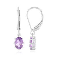 Amethyst-Silberohrringe