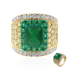 AAA-Sambia-Smaragd-Goldring (CIRARI)