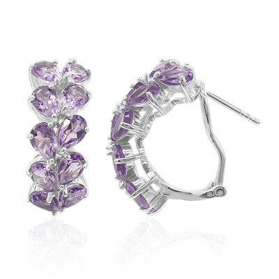 Amethyst-Silberohrringe