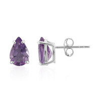 Amethyst-Silberohrringe