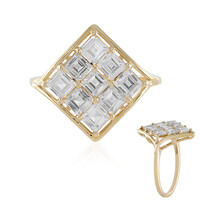 Zirkon-Goldring (Adela Gold)