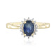 Blauer Saphir-Goldring