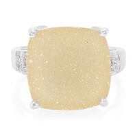 Glitzer-Achat-Silberring