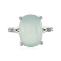 Aqua-Chalzedon-Silberring