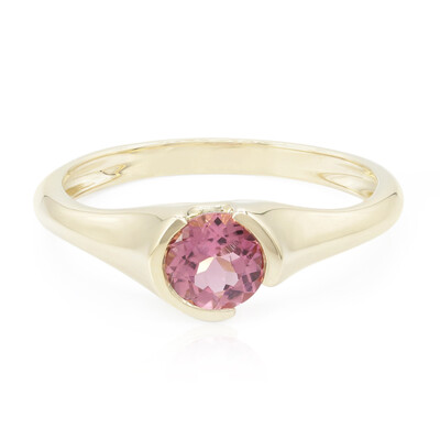 Pinkfarbener Turmalin-Goldring