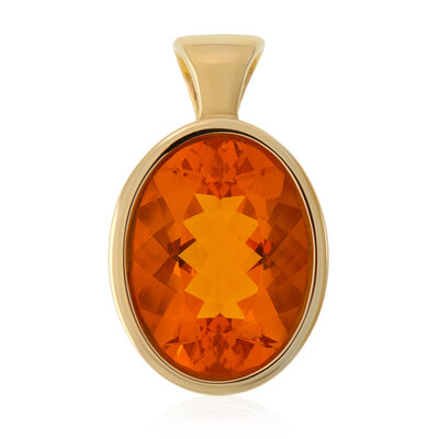 Mexikanischer Feueropal-Goldanhänger (CUSTODANA)