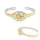 Welo-Opal-Silberarmreif (Gems en Vogue)