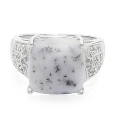 Dendriten-Achat-Silberring