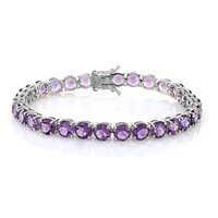 Azur-Quarz-Silberarmband
