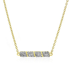 I4 (J) Diamant-Silbercollier