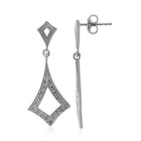 I2 (I) Diamant-Silberohrringe