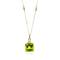 Dashihe-Peridot-Goldhalskette (CIRARI)