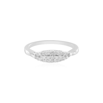 I2 (I) Diamant-Silberring