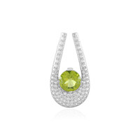 Arizona-Peridot-Silberanhänger