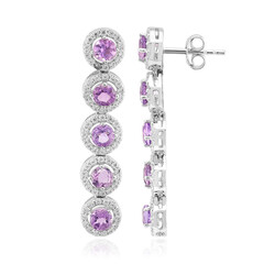 Amethyst-Silberohrringe