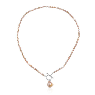 Süßwasserzuchtperlen-Silbercollier (TPC)