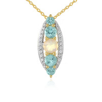 Welo-Opal-Silberhalskette