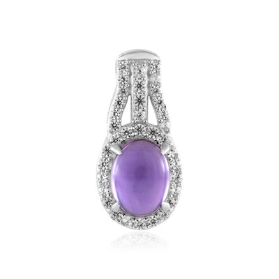 Sibirischer Amethyst-Silberanhänger