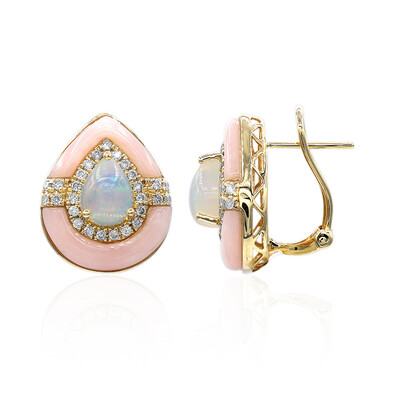 AAA-Welo-Opal-Goldohrringe (CIRARI)