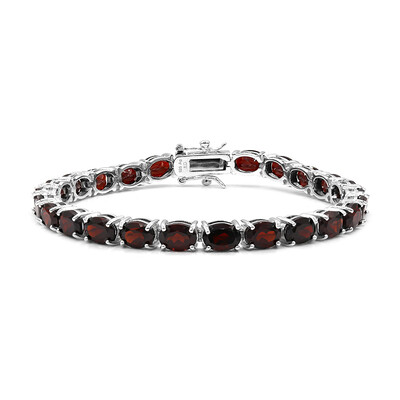 Granat-Silberarmband