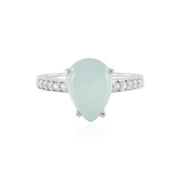Aqua-Chalzedon-Silberring