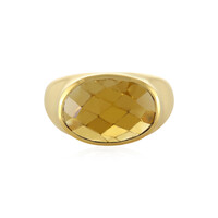 Champagner-Quarz-Silberring