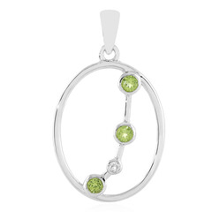 Peridot-Silberanhänger (Widder)