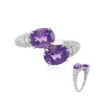 Sibirischer Amethyst-Silberring