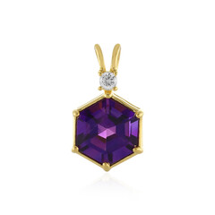 Sibirischer Amethyst-Silberanhänger