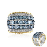 Tansania-Aquamarin-Silberring (Gems en Vogue)