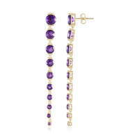 Amethyst-Silberohrringe