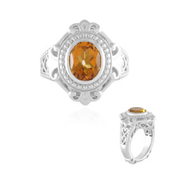 Mandarin-Citrin-Silberring (Dallas Prince Designs)