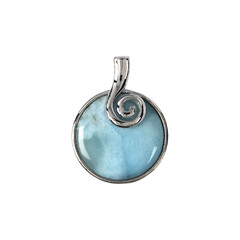 Larimar-Silberanhänger
