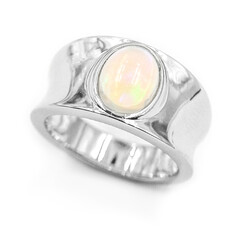 Welo-Opal-Silberring