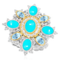 Edelstein-Silberring (Dallas Prince Designs)