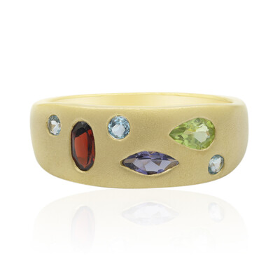 Edelstein-Silberring (MONOSONO COLLECTION)