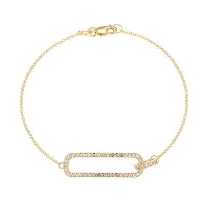 Weißer Topas-Silberarmband