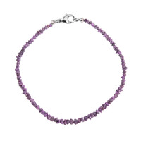 Purpur-Diamant-Silberarmband (CUSTODANA)
