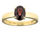 Edelroter Spinell-Goldring (CUSTODANA)