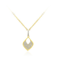Lupenreiner (F) Brillant-Goldhalskette (LUCENT DIAMONDS)