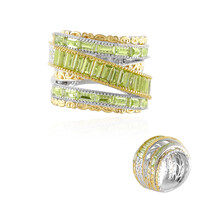 Peridot-Silberring (Gems en Vogue)