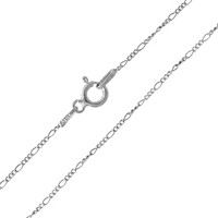 Silber-Figarokette - 1,1 g - 45 cm