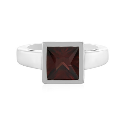 Pinkfarbener Zirkon-Silberring (MONOSONO COLLECTION)
