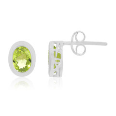 Peridot-Silberohrringe