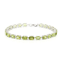 Peridot-Silberarmband