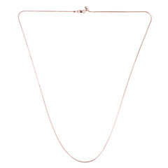 Silber-Schlangenkette - 61 cm - 5,12 g - rosévergoldet