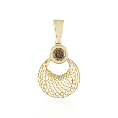 I2 Champagner-Brillant-Goldanhänger (Ornaments by de Melo)