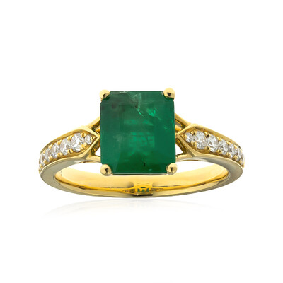 AAA-Sambia-Smaragd-Goldring (CIRARI)