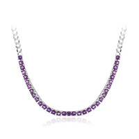 Amethyst-Silbercollier